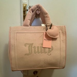 Juicy couture velour puffy bag
